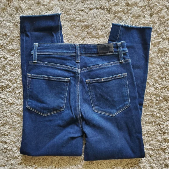 PAIGE | Raw Hem Margot Skinny High Waisted Jeans (Size 27) - Picture 8 of 8